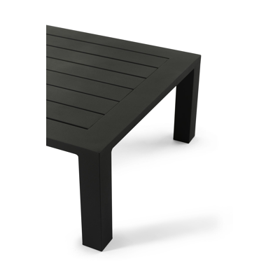 Cella loungeset in zwart aluminium met grijs weather+ softtouch kussens