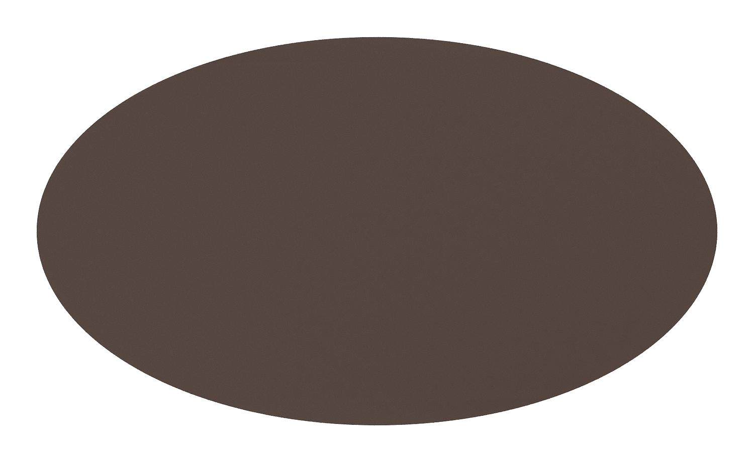 Fano tuintafel rond in donkerbruin aluminium - L 140 x B 80 x H 75 cm