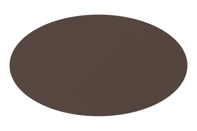 Fano tuintafel rond in donkerbruin aluminium - L 140 x B 80 x H 75 cm