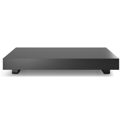 Table basse Tufo en aluminium noir - Lg 156 x larg. 98 x H 23,8 cm