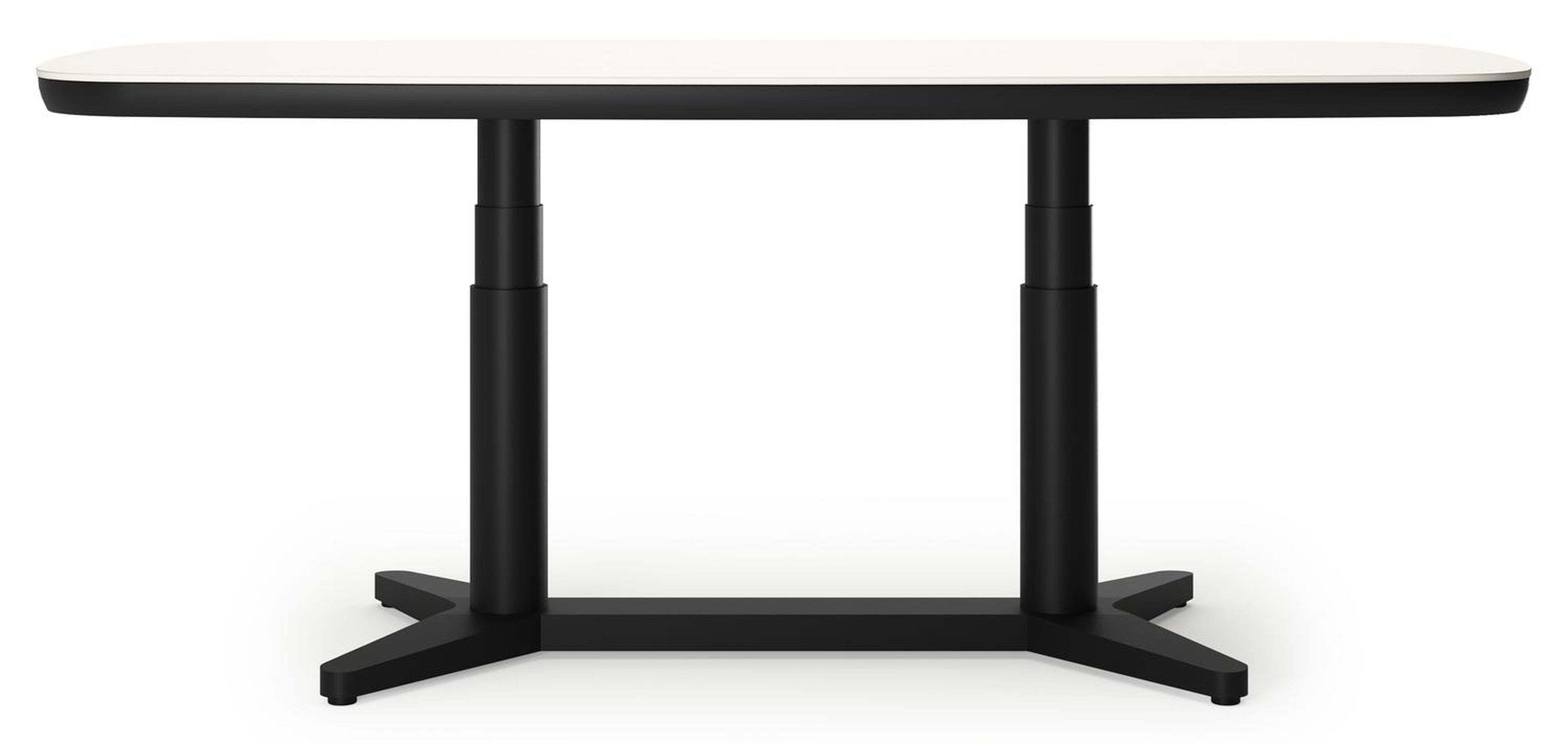 Tarsia tuinset bootvorm in zwart aluminium en sintered stone Crema minerale met 6 Berga tuinstoelen