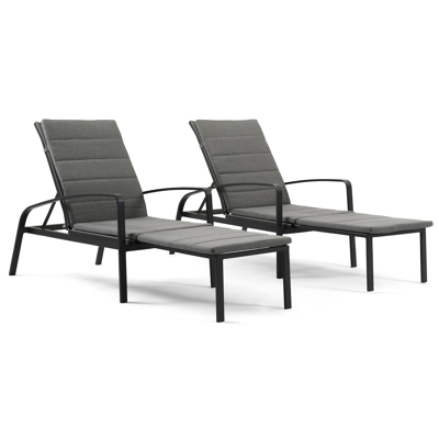 Asti ligbedkussen weather+ softtouch grijs