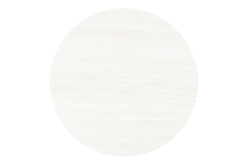 Fano tuintafel rond in beige aluminium en volkeramiek Rapolano dia. 148 cm