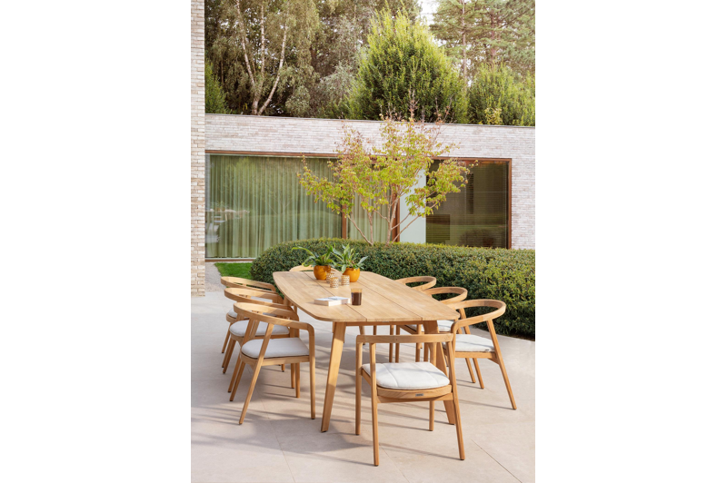 Lacrima tuintafel in teak - L 255 x B 115 x H 75 cm