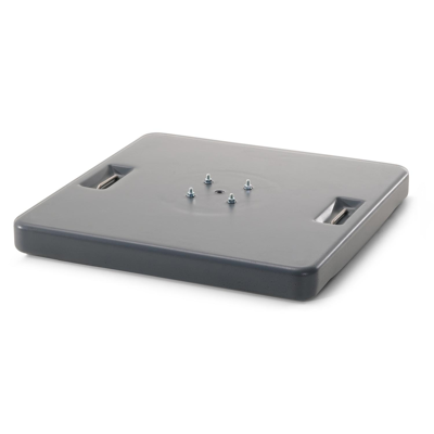 Pied de parasol Lapido en béton gris de 120 kg