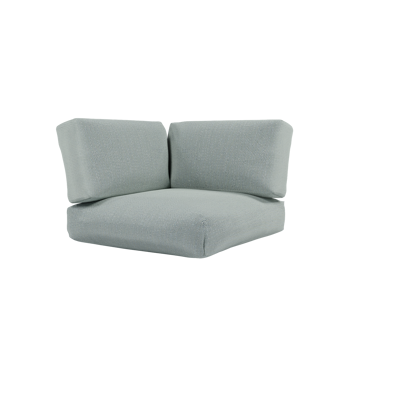 Cesano loungeset wit-lichtgrijs - aluminium en all weather sunbrella® luxe - 5 personen