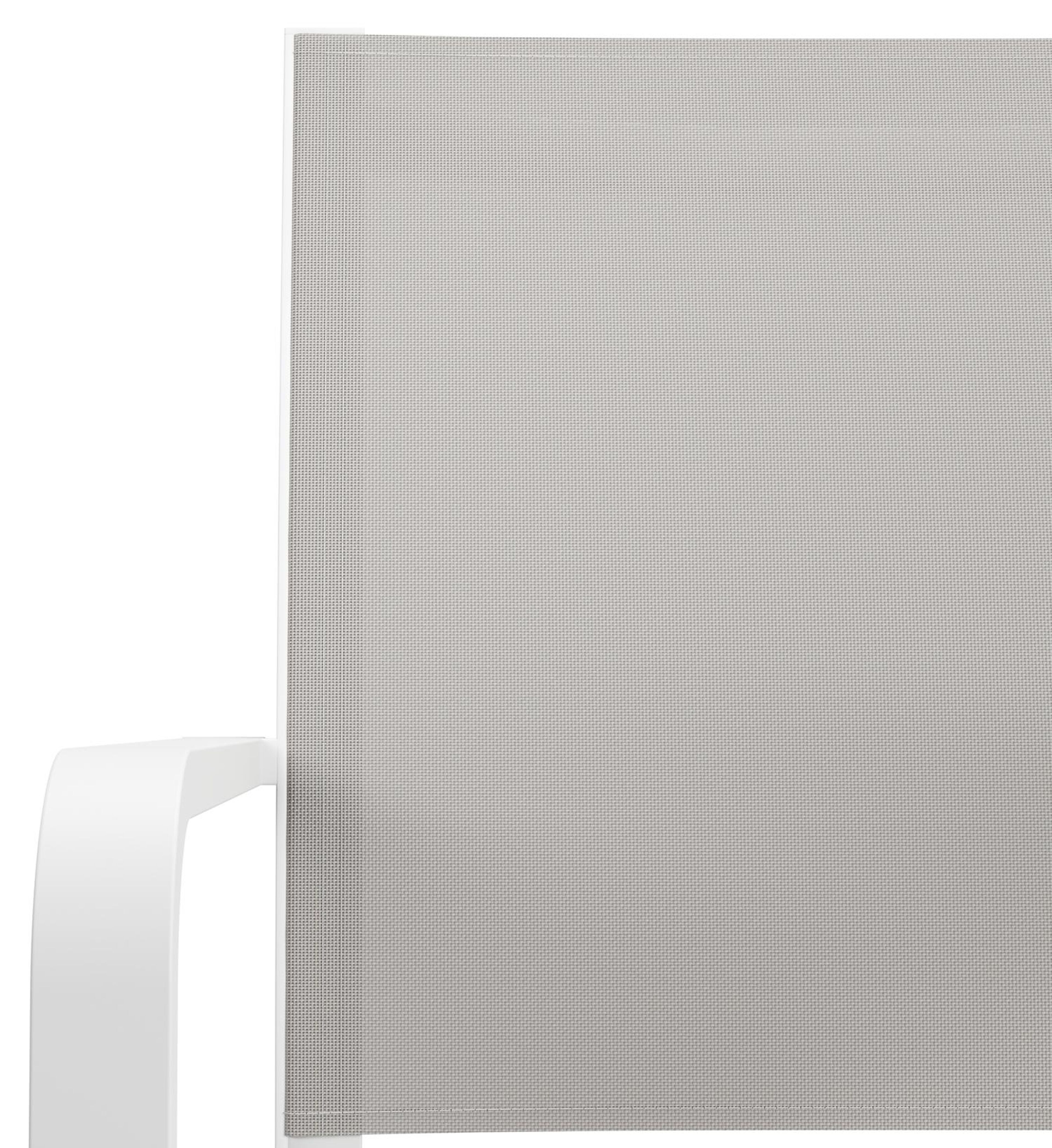 Feltro tuinset in wit aluminium en teak Natural Finish met 2 Calobra tuinstoelen