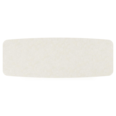 Pagino tuintafel bootvorm in beige aluminium en volkeramiek Shilin L 315 x B 115 x H 73 cm x H 73 cm