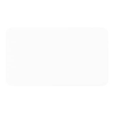 Table de jardin rectangulaire Orso arrondie en aluminium blanc - Lg. 140 x Lrg. 80 x Haut. 74,5 cm