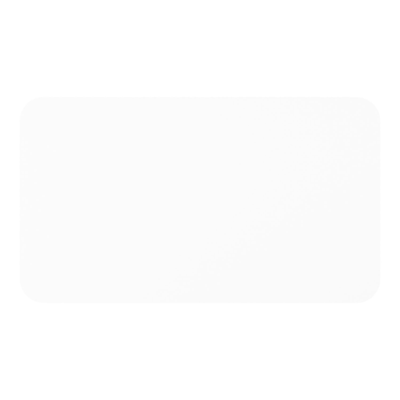 Table de jardin rectangulaire Orso arrondie en aluminium blanc - Lg. 140 x Lrg. 80 x Haut. 74,5 cm