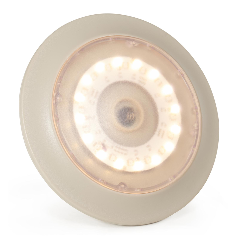 Lampe LED beige pour parasol pendant