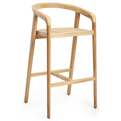 Lacrima barstoel in teak