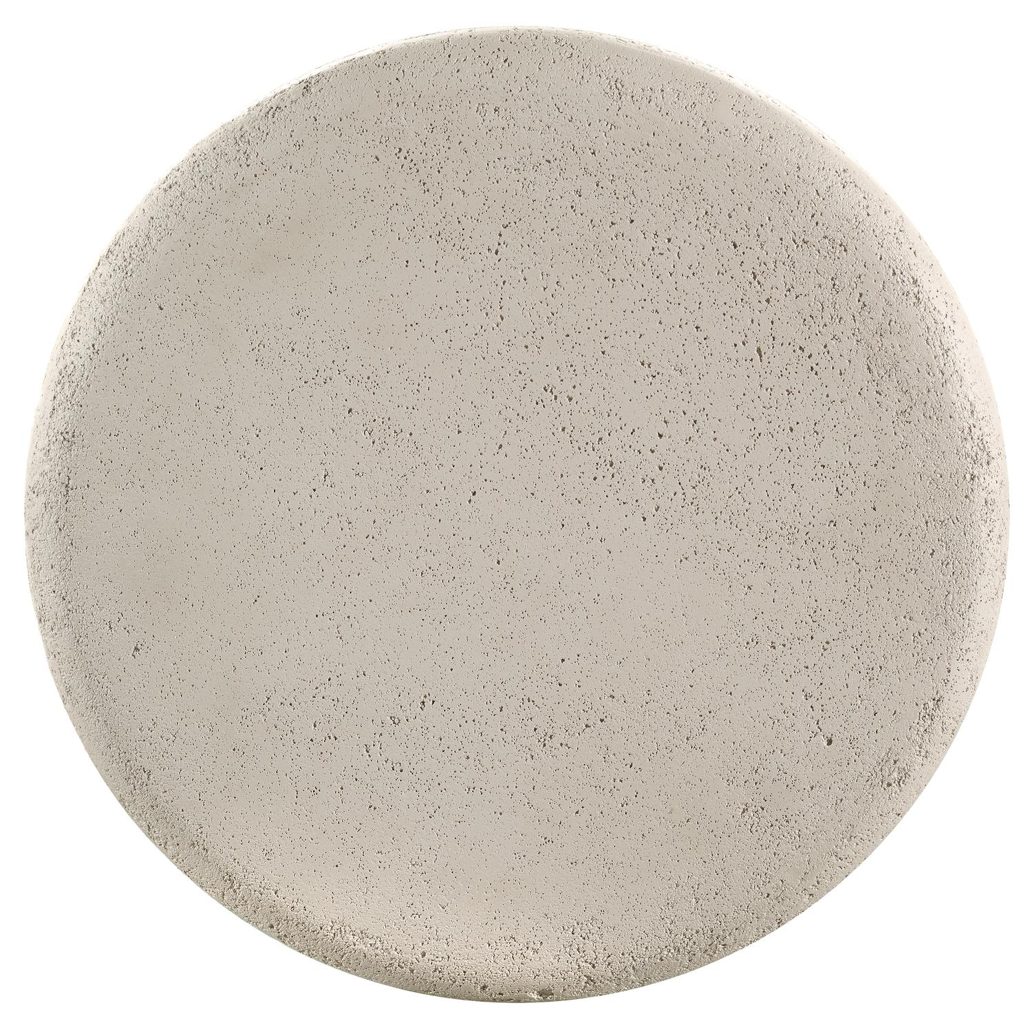 Table d'appoint Globo en béton beige beige - Diam. 40 x Haut. 40 cm