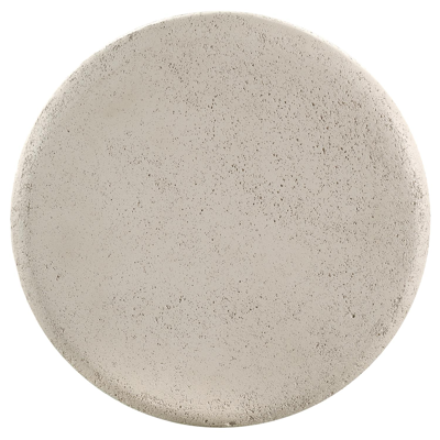 Table d'appoint Globo en béton beige beige - Diam. 40 x Haut. 40 cm