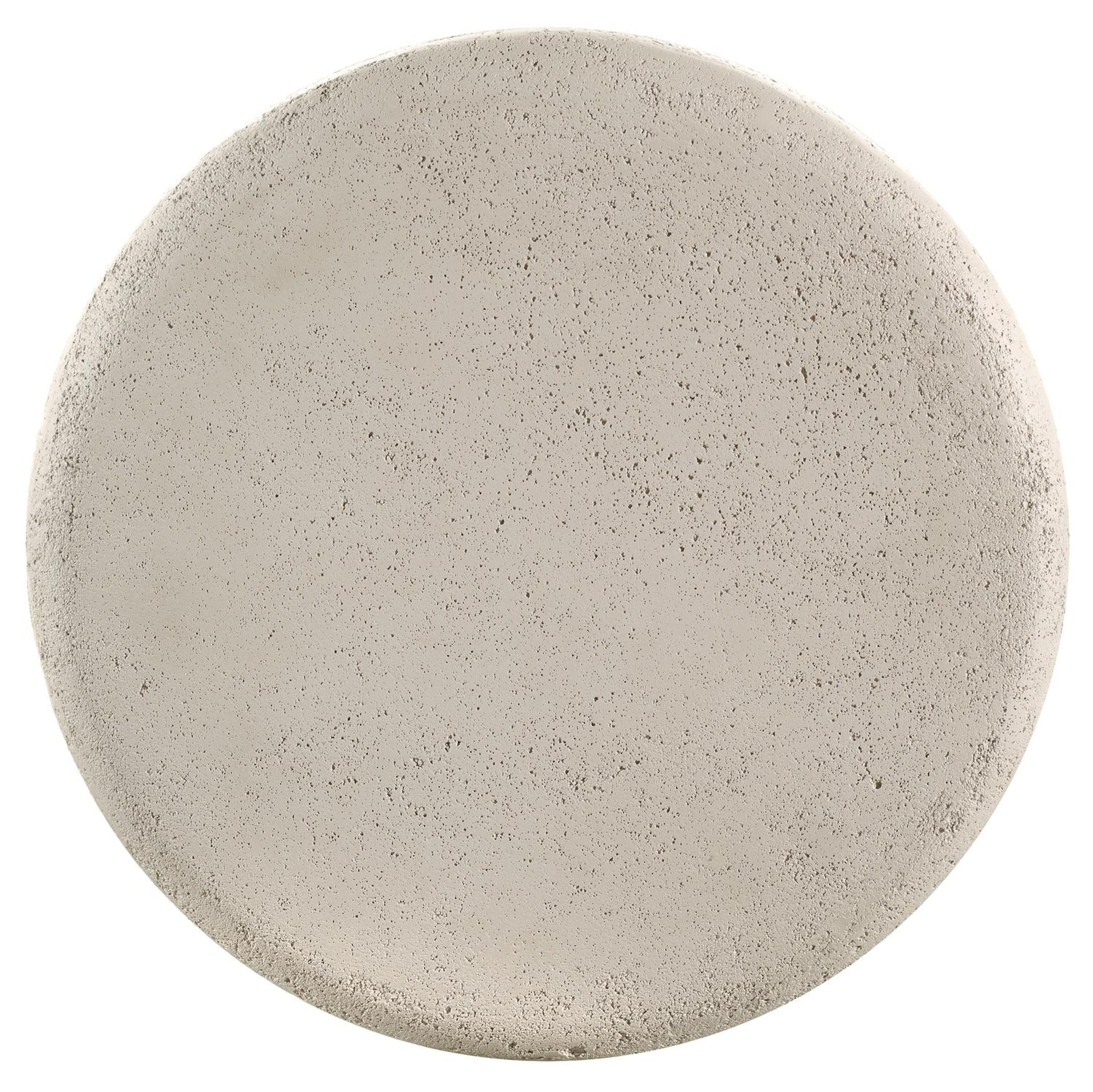 Table d'appoint Globo en béton beige beige - Diam. 40 x Haut. 40 cm