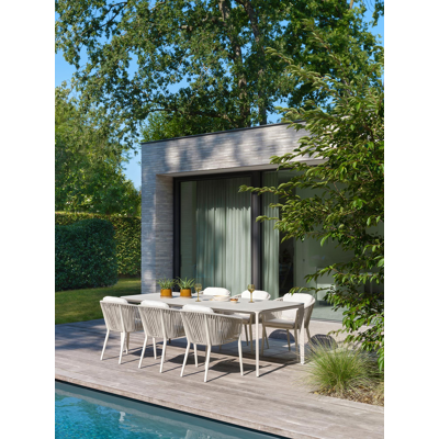 Orso luxe stoelkussen (zit en rug) (luxe) in all weather sunbrella® luxe lopi marble