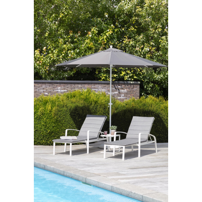 Asti ligbedkussen weather+ softtouch grijs