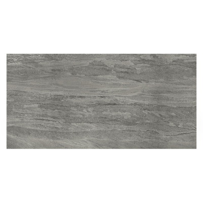 Como tuintafel in zwart aluminium en volkeramiek aspen grey - L 200 x B 100 x H 75 cm