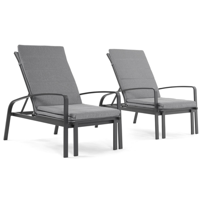 Asti ligbedkussen weather+ softtouch grijs