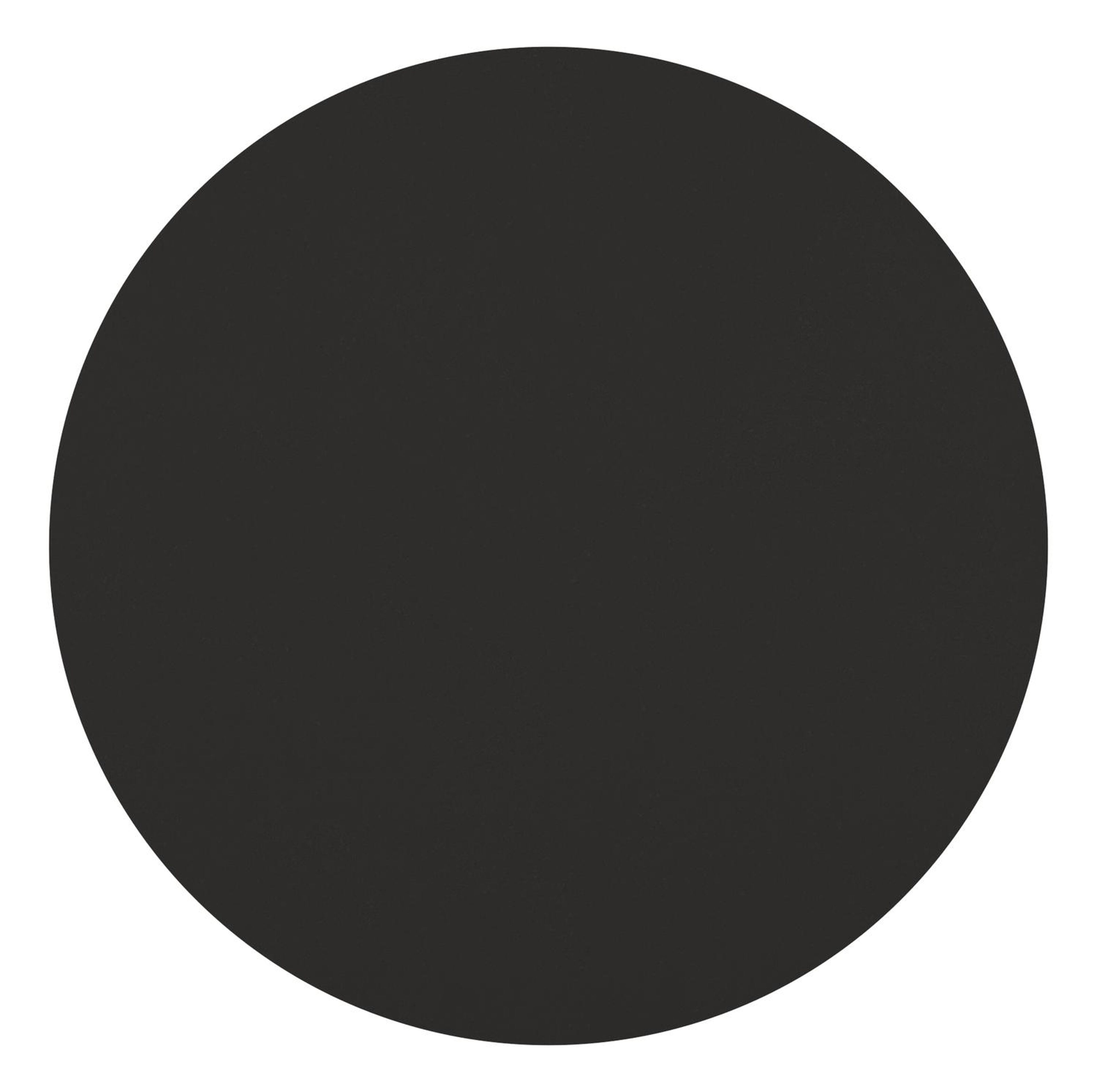 Tora tuintafel rond in zwart aluminium en sintered stone zwart - Dia. 140 x H 75 cm