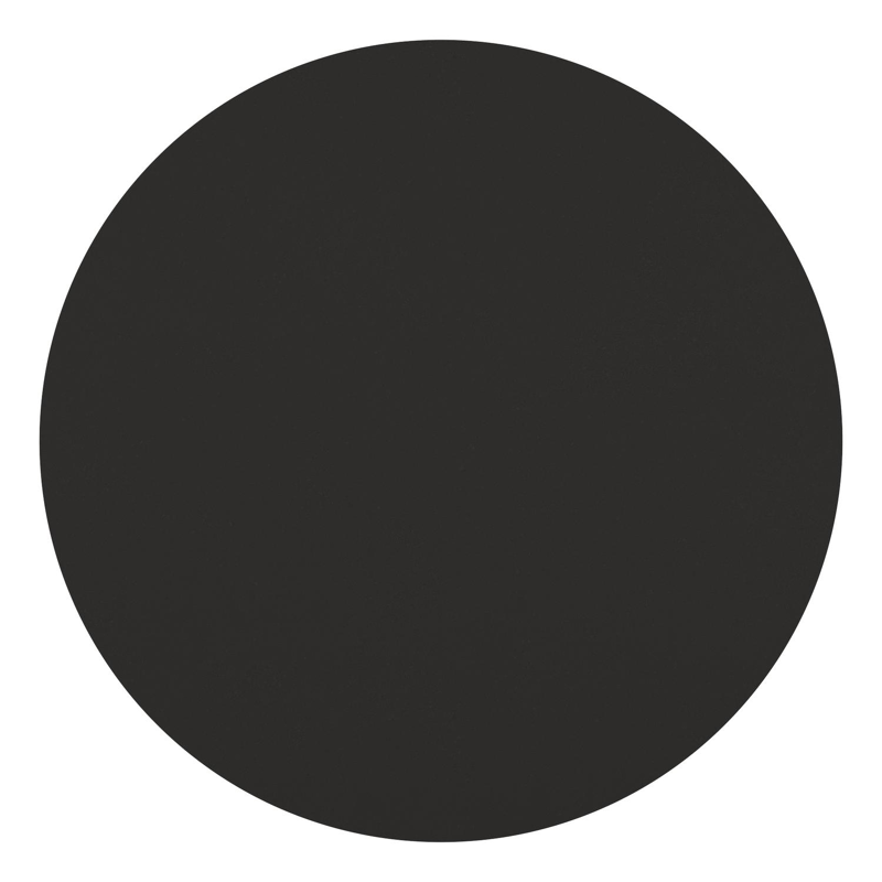 Tora tuintafel rond in zwart aluminium en sintered stone zwart - Dia. 140 cm