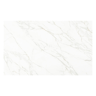 Nano XL tuintafel rechthoekig in zwart aluminium en volkeramiek Calacatta - L 240 x B 148 x H 75 cm