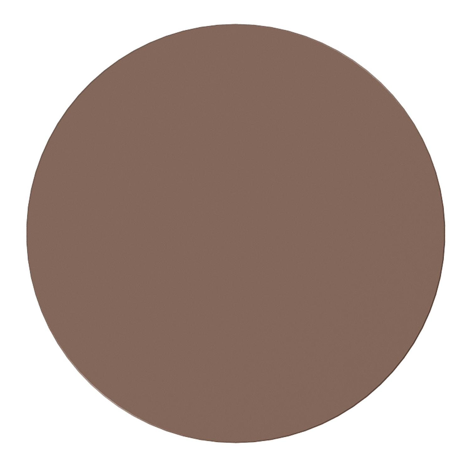 Table d’appoint Bomero en aluminium taupe - Diam. 34,3 x Haut. 46 cm