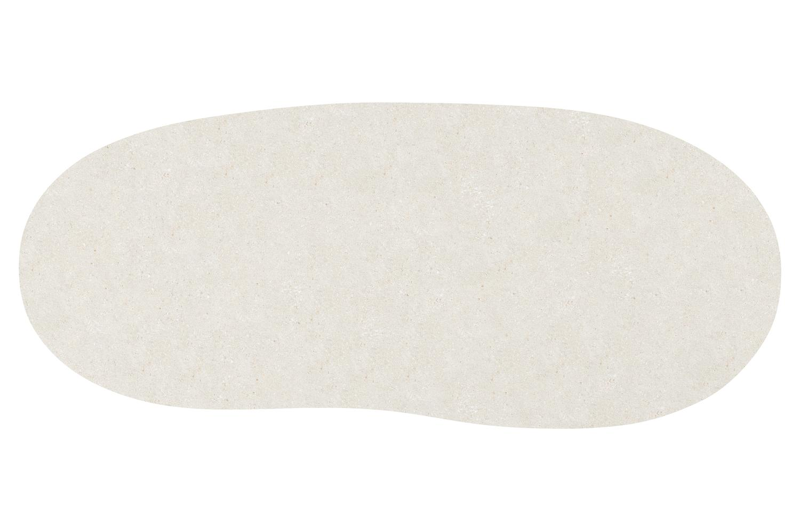 Amico tuintafel organisch in beige aluminium en volkeramiek Shilin - L 280 x B 120 x H 73.5 cm