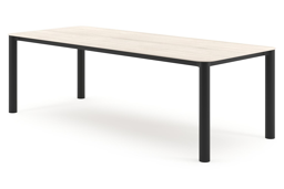 Rechthoekig afgerond - L 240 x B 100 x H 75 cm