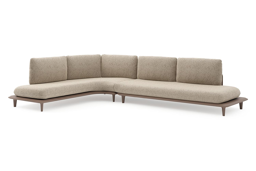 Chaise longue droite + 3-pl