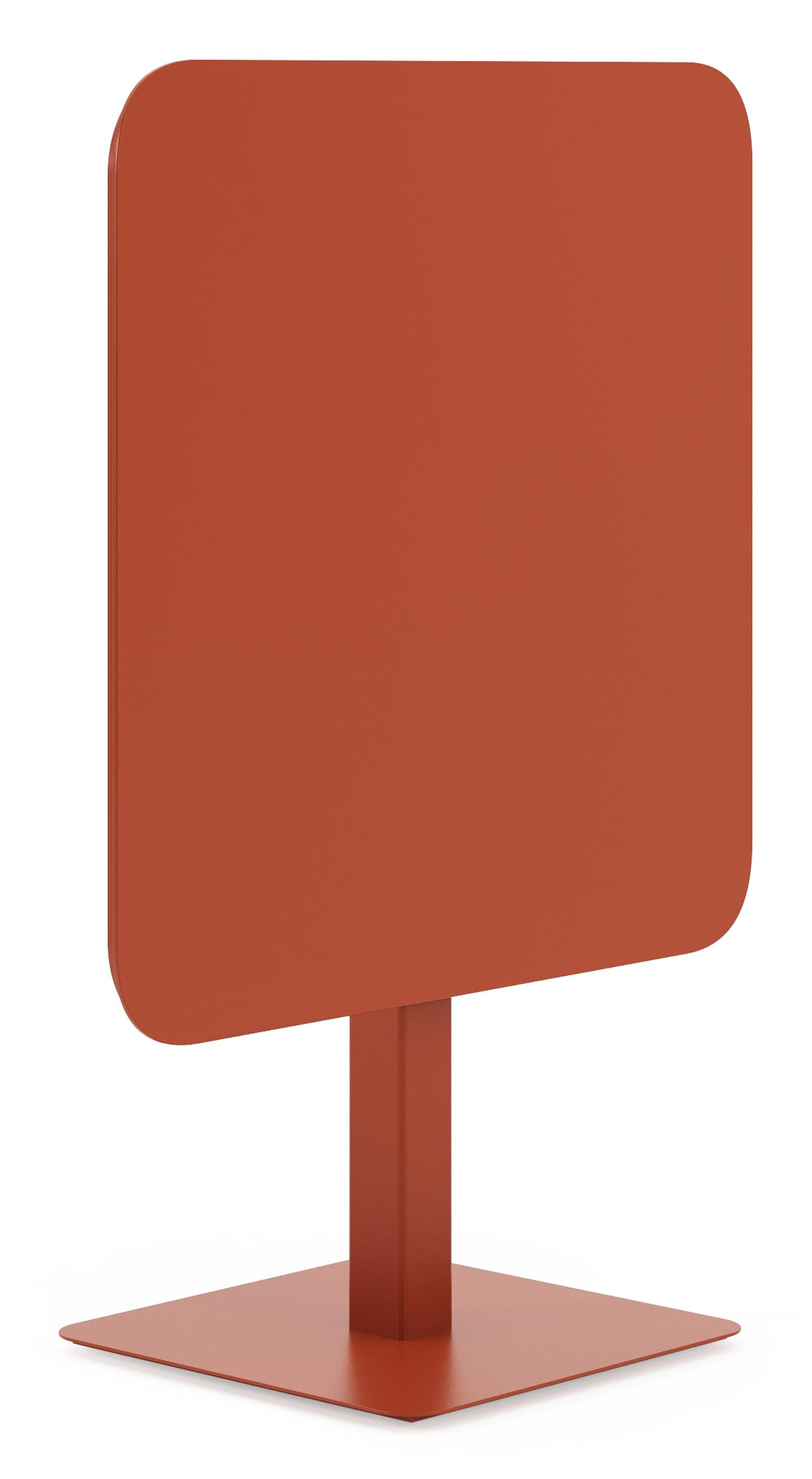 Fano kantelbare tuintafel in roestbruin aluminium - L 80 x B 80 x H 73 cm