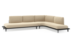 Chaise longue gauche + 2-pl