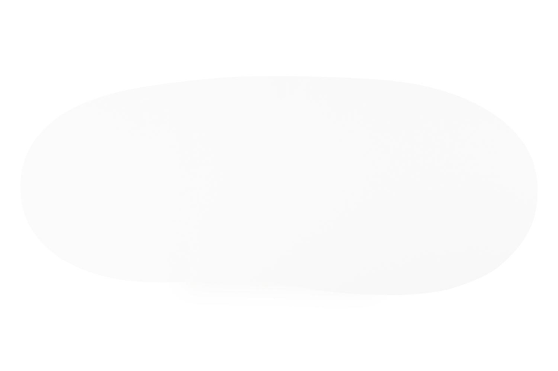 Organo tuintafel organisch in beige aluminium en volkeramiek Arctic White - L 280 x B 120 x H 74 cm