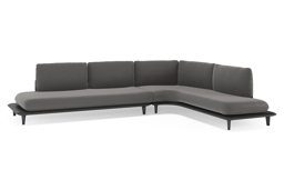 Chaise longue gauche + 2-pl