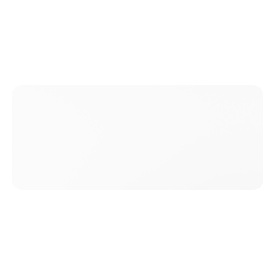 Orso tuintafel rechthoekig afgerond in zwart aluminium en volkeramiek Arctic White - L 240 x B 100 x H 73.5 cm