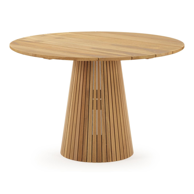 Tribola tuintafel in teak - Dia. 120 x H 75 cm