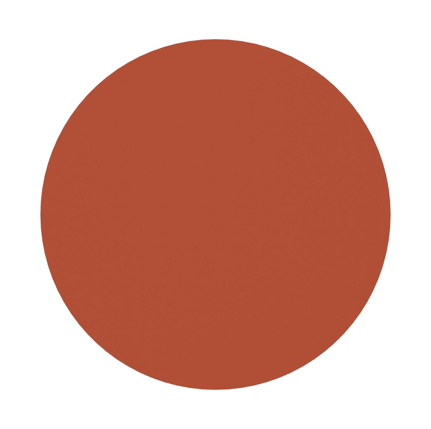 Lucca bijzettafel  in roestbruin aluminium - Dia. 50 cm