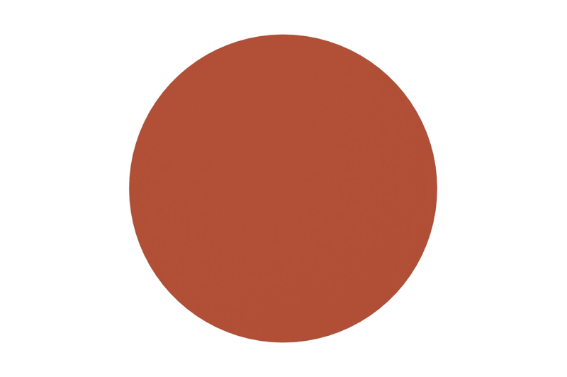 Lucca bijzettafel  in roestbruin aluminium - Dia. 50 cm