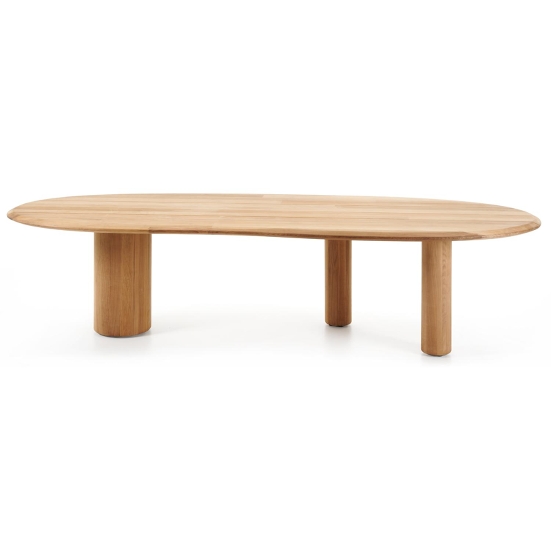 Organo tuintafel organisch in teak - L 320 x B 128 x H 74 cm