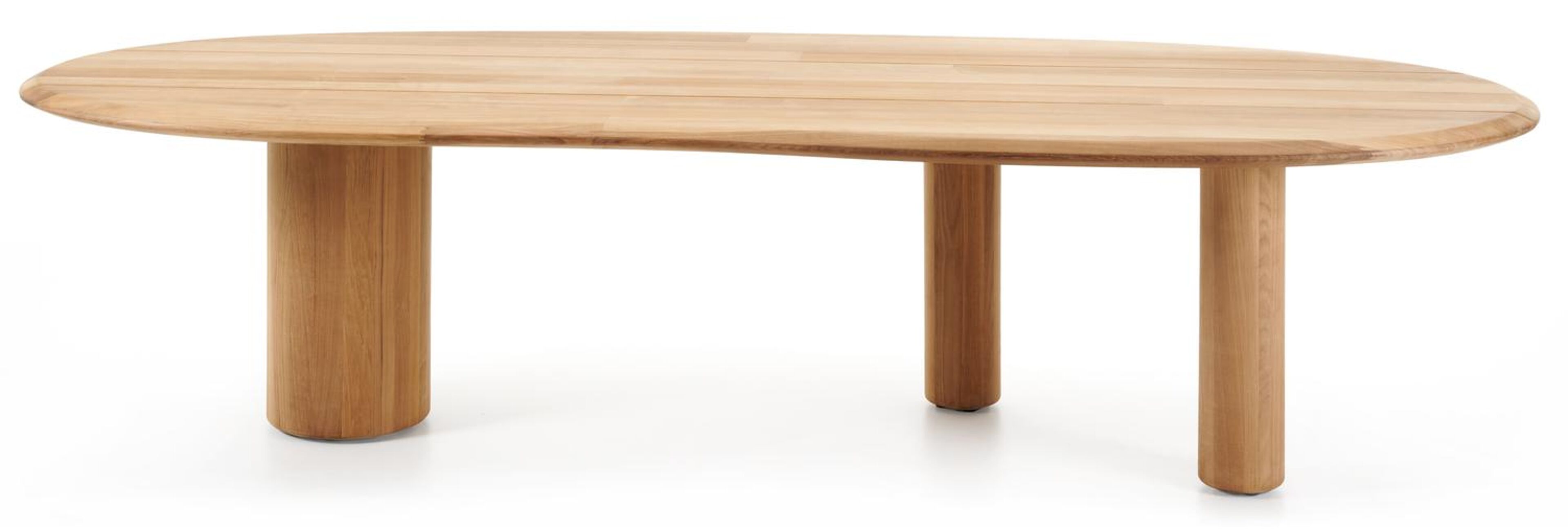 Organo tuintafel organisch in teak - L 320 x B 128 x H 74 cm