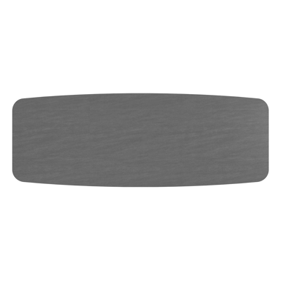 Cesano tuintafel in zwart aluminium en volkeramiek basalt black - L 315 x B 115 x H 75 cm