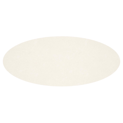 Pamplona tuintafel ovaal in wit aluminium en sintered stone Crema minerale - L 270 x B 120 x H 72 cm