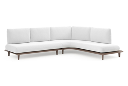 Chaise longue gauche + 2-pl