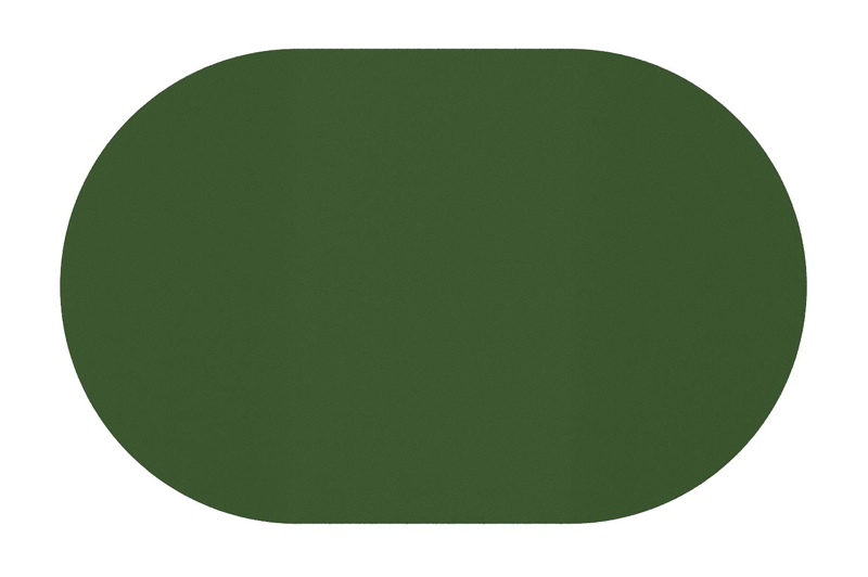 Table de jardin inclinable Teramo rectangulaire arrondie en aluminium vert - Lg. 110 x Lrg. 70 x Haut. 74 cm