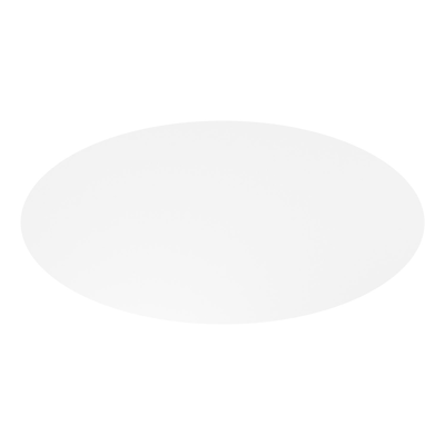 Fano tuintafel ovaal in wit aluminium en volkeramiek arctic white - L 290 x B 148 x H 75 cm