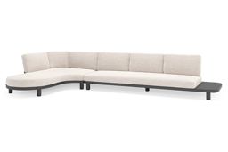 Chaise longue rechts + 3-zit
