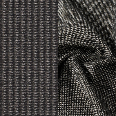 Bomero loungehoek in zwart aluminium met firenze tunder all weather solica kussen