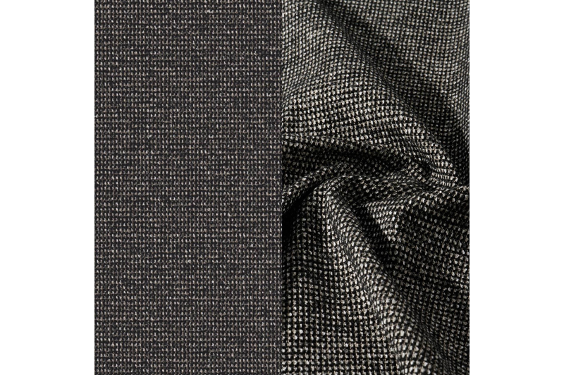 Bomero loungebank in zwart aluminium met firenze tunder all weather solica kussen