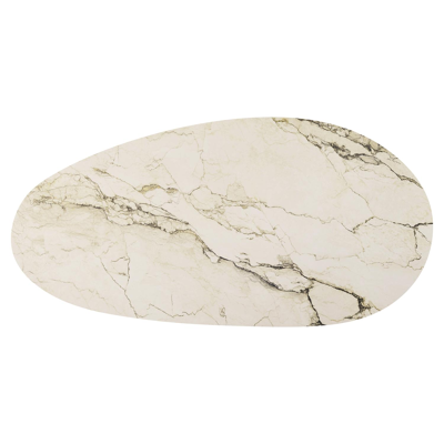 Amico tuintafel mango in wit aluminium en volkeramiek Colorado Dunes - L 260 x B 130 x H 73.5 cm