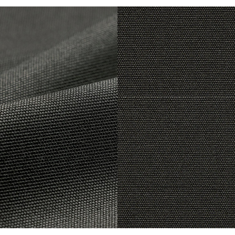 Set van 3 sierkussens 45 x 45 cm in weather+ softtouch zwart